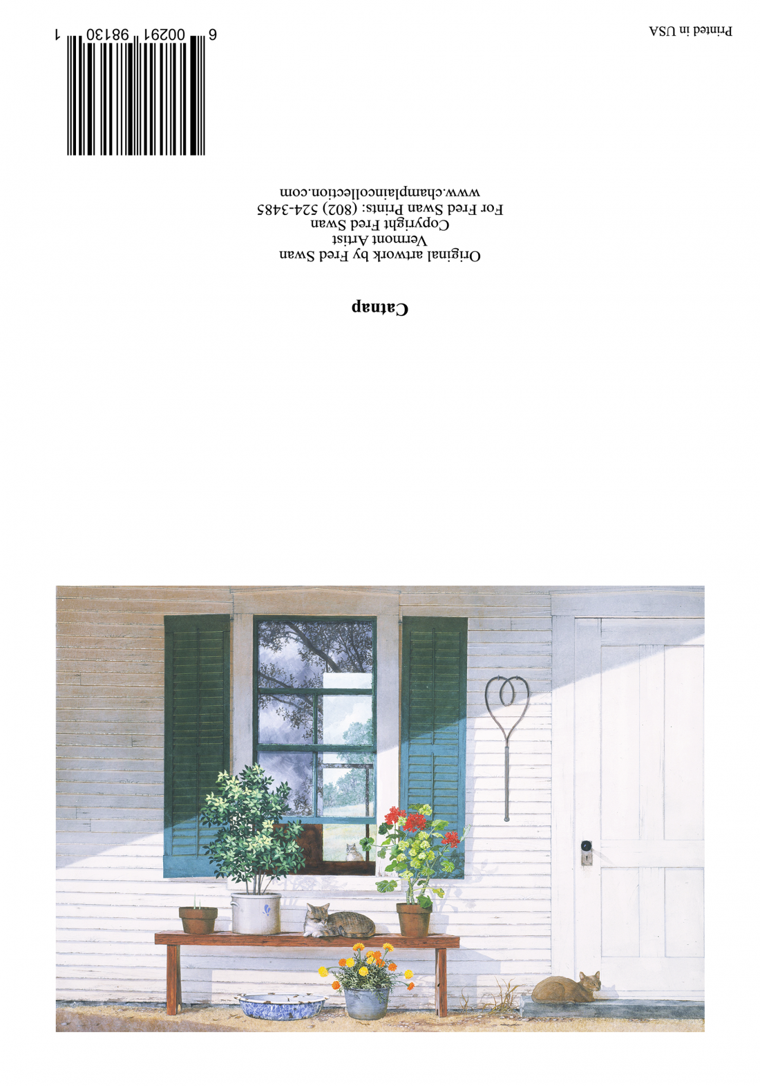 Cat Nap - American Realist Painting by Fred Swan